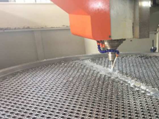 內孔焊管板鉆孔加工